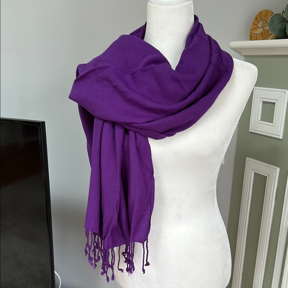 Elegant Purple Scarf